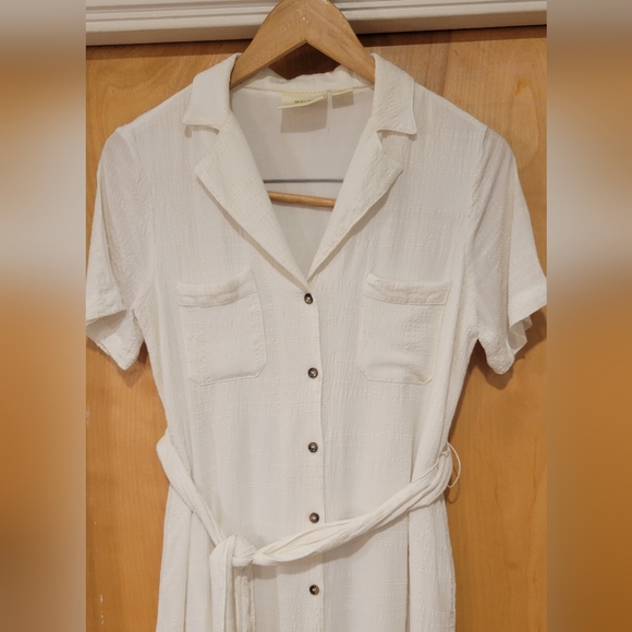 Maeve sleeveless Anthropologie cream/white lining dress size XS - Picture 2 of 7